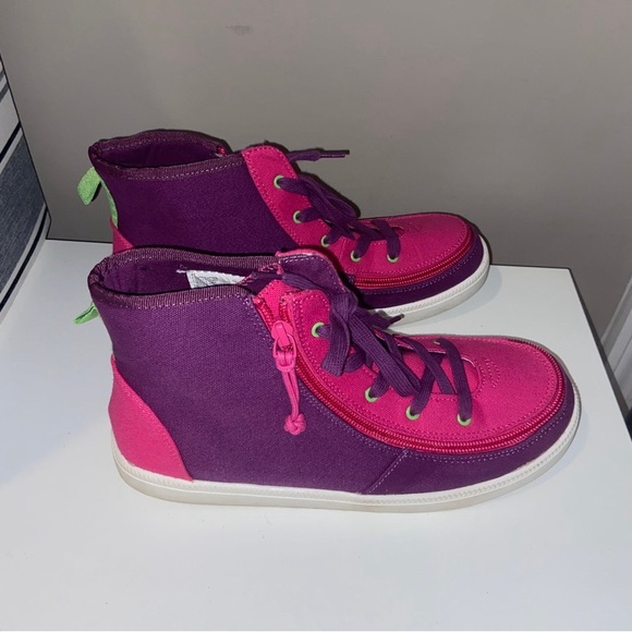 Billy shoes girls 7 pink purple zip up - Picture 7 of 8